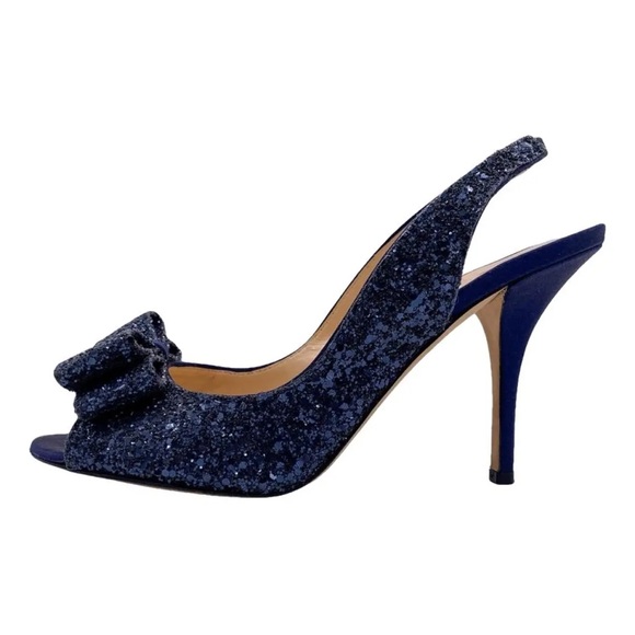 KATE SPADE - CHARM GLITTER PUMP, NAVY
*Barely worn* - Picture 1 of 11